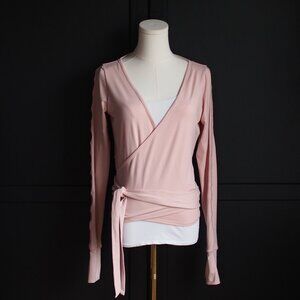MPG | Ballet Wrap Top in Light Pink